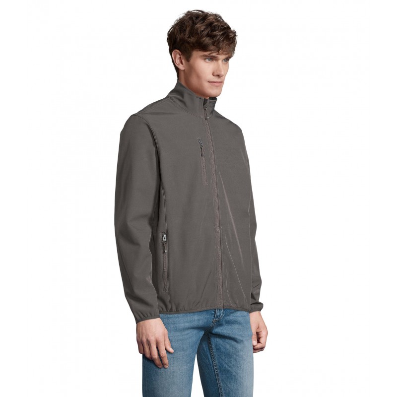 Sol's - Veste homme zippée softshell FALCON MEN - Anthracite