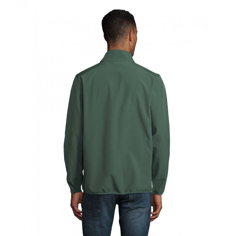 Sol's - Veste homme zippée softshell FALCON MEN - Vert Forêt
