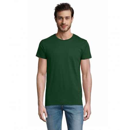 Sol's - Tee-shirt homme jersey col rond ajusté PIONEER MEN - Vert Bouteille