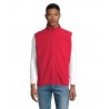Sol's - Veste homme zippée softshell sans manche FALCON BW MEN - Rouge Piment