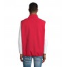 Sol's - Veste homme zippée softshell sans manche FALCON BW MEN - Rouge Piment