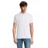 Sol's - Polo homme polycoton PRIME MEN - Blanc Chiné