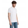 Sol's - Polo homme polycoton PRIME MEN - Blanc Chiné