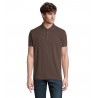 Sol's - Polo homme polycoton PRIME MEN - Chocolat