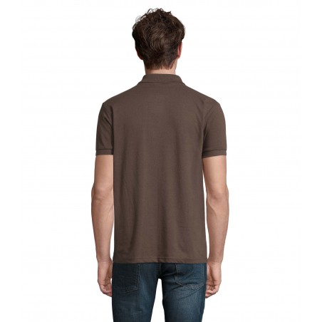 Sol's - Polo homme polycoton PRIME MEN - Chocolat