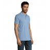 Sol's - Polo homme polycoton PRIME MEN - Ciel