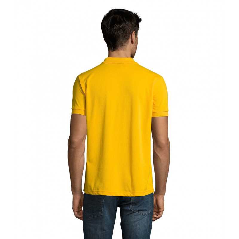 Sol's - Polo homme polycoton PRIME MEN - Jaune