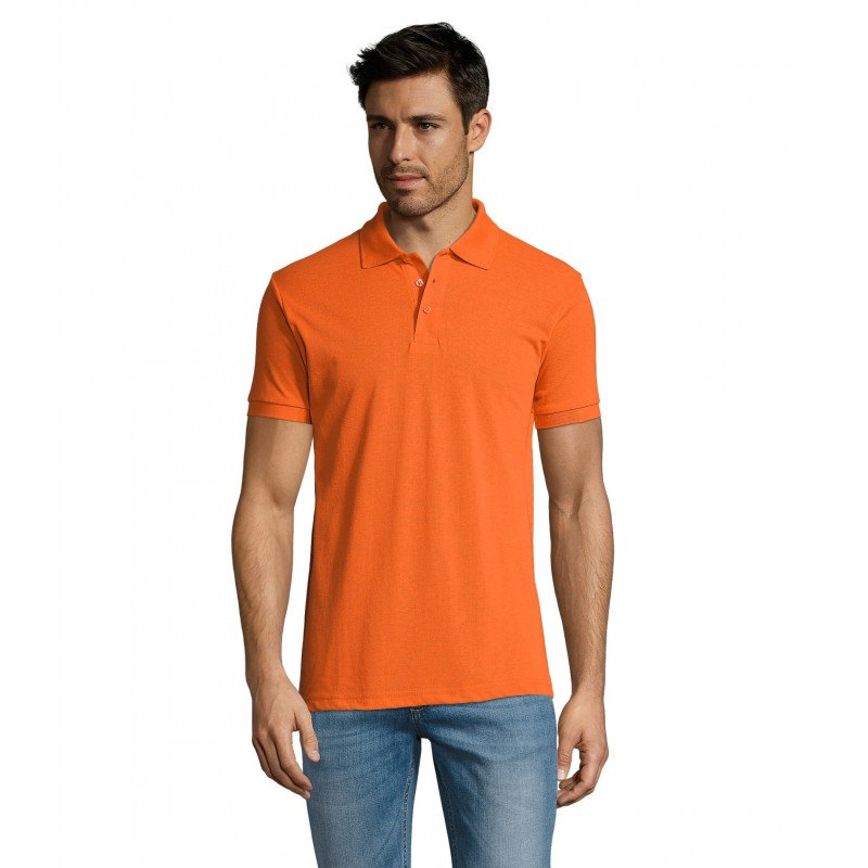Sol's - Polo homme polycoton PRIME MEN - Orange