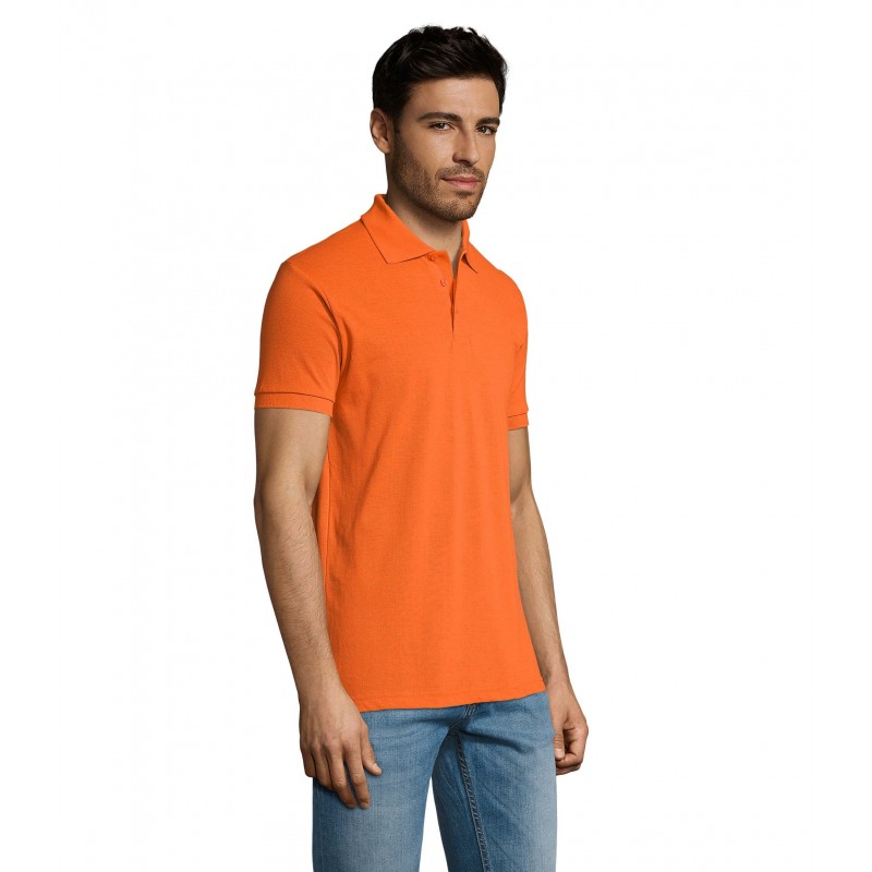 Sol's - Polo homme polycoton PRIME MEN - Orange