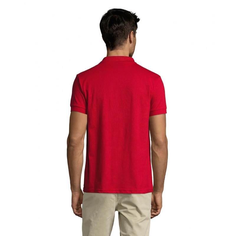 Sol's - Polo homme polycoton PRIME MEN - Rouge