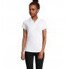 Sol's - Polo femme polycoton PRIME WOMEN - Blanc Chiné