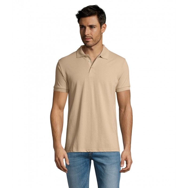 Sol's - Polo homme polycoton PRIME MEN - Sable