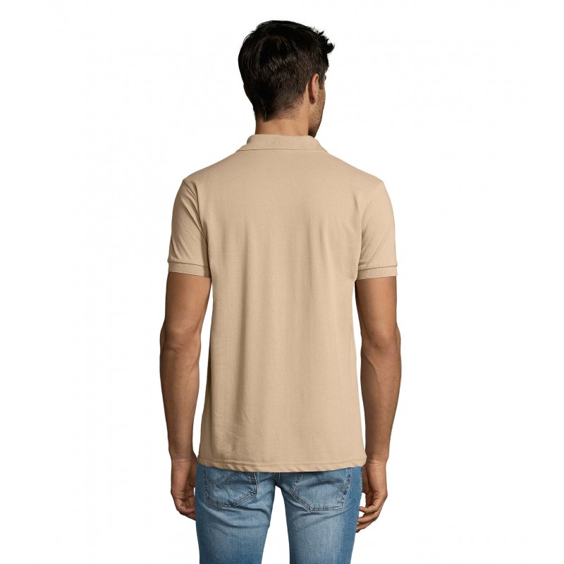 Sol's - Polo homme polycoton PRIME MEN - Sable