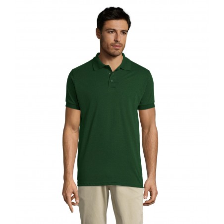 Sol's - Polo homme polycoton PRIME MEN - Vert Bouteille