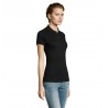 Sol's - Polo femme polycoton PRIME WOMEN - Noir