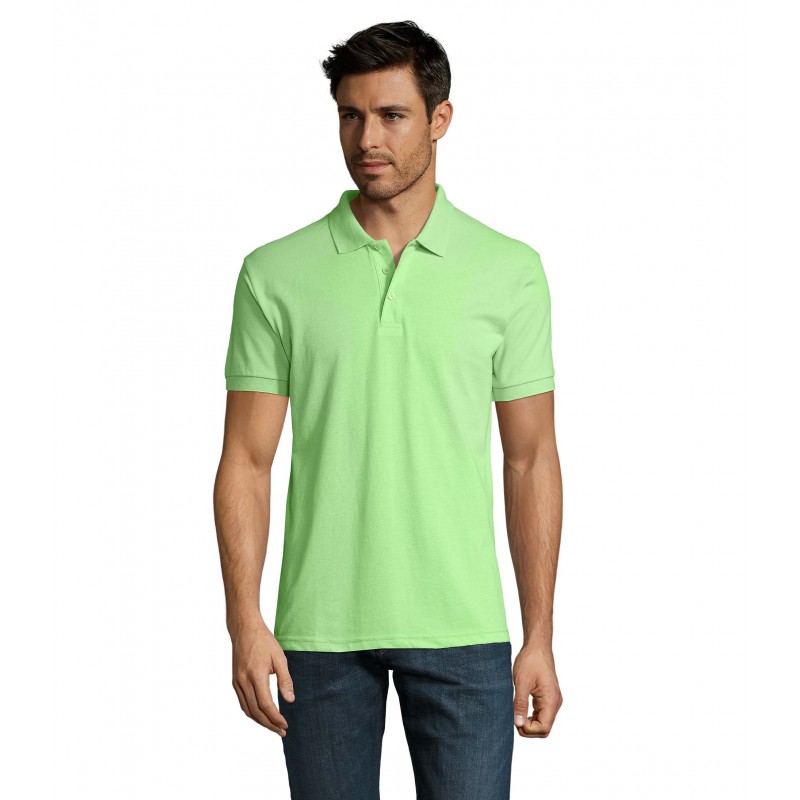 Sol's - Polo homme polycoton PRIME MEN - Vert Pomme