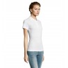 Sol's - Polo femme polycoton PRIME WOMEN - Blanc