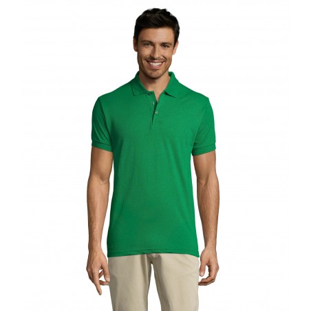 Sol's - Polo homme polycoton PRIME MEN - Vert Prairie