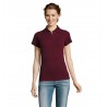 Sol's - Polo femme polycoton PRIME WOMEN - Bordeaux