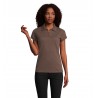 Sol's - Polo femme polycoton PRIME WOMEN - Chocolat