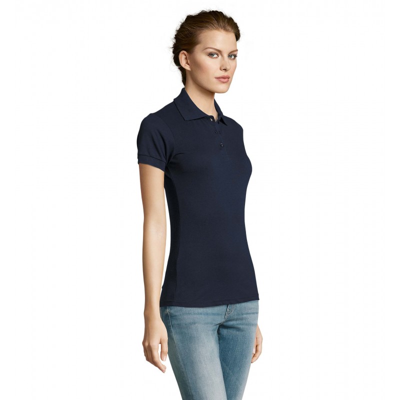 Sol's - Polo femme polycoton PRIME WOMEN - French Marine