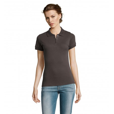 Sol's - Polo femme polycoton PRIME WOMEN - Gris Foncé