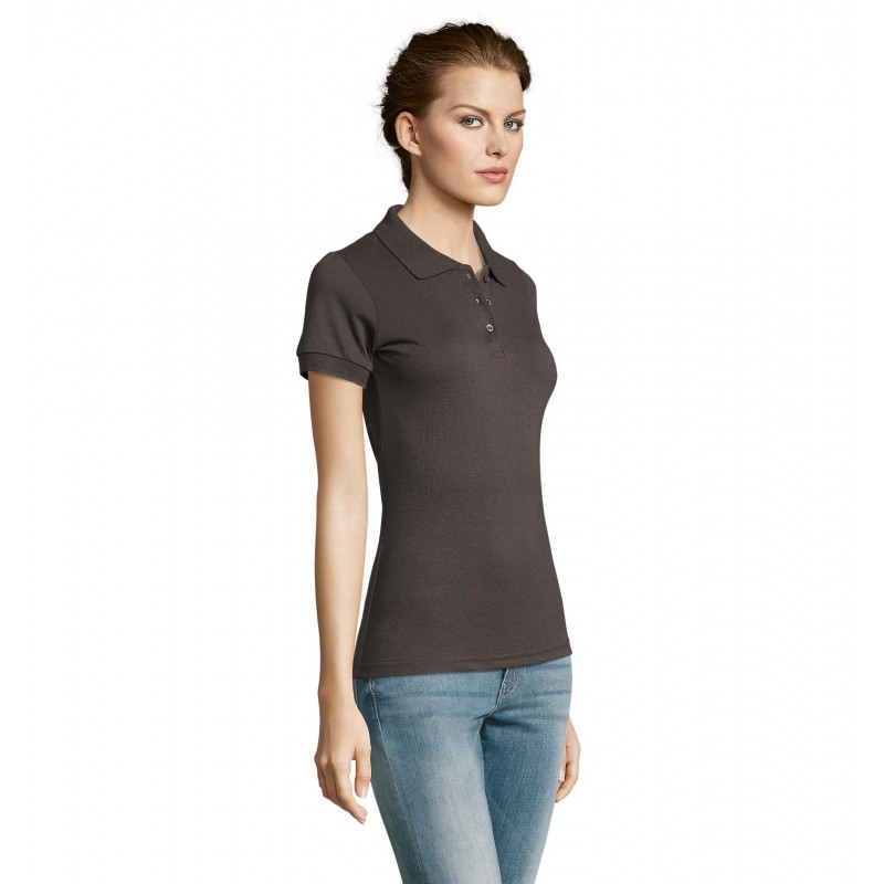 Sol's - Polo femme polycoton PRIME WOMEN - Gris Foncé