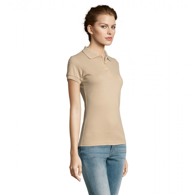 Sol's - Polo femme polycoton PRIME WOMEN - Sable