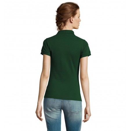 Sol's - Polo femme polycoton PRIME WOMEN - Vert Bouteille