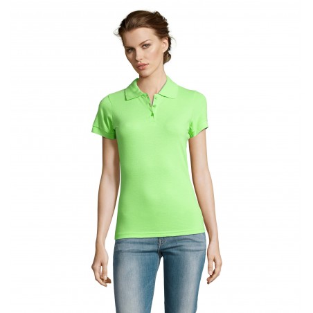 Sol's - Polo femme polycoton PRIME WOMEN - Vert Pomme