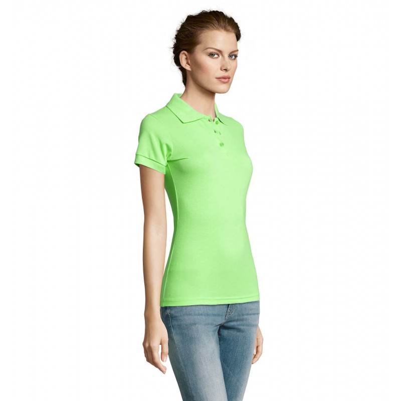 Sol's - Polo femme polycoton PRIME WOMEN - Vert Pomme