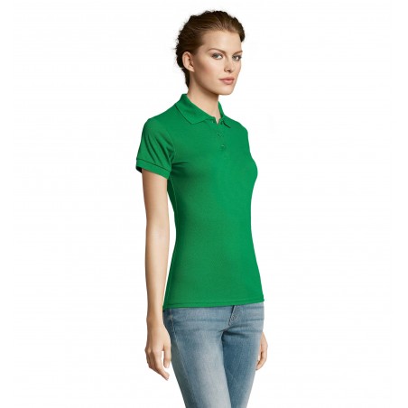 Sol's - Polo femme polycoton PRIME WOMEN - Vert Prairie
