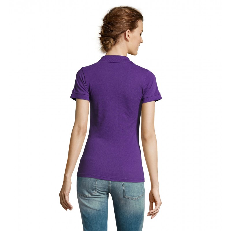 Sol's - Polo femme polycoton PRIME WOMEN - Violet Foncé