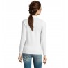 Sol's - Polo piqué manches longues femme PERFECT LSL WOMEN - Blanc