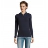 Sol's - Polo piqué manches longues femme PERFECT LSL WOMEN - French Marine