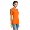 Sol's - Polo piqué manches longues femme PERFECT LSL WOMEN - Orange