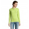Sol's - Polo piqué manches longues femme PERFECT LSL WOMEN - Vert Pomme