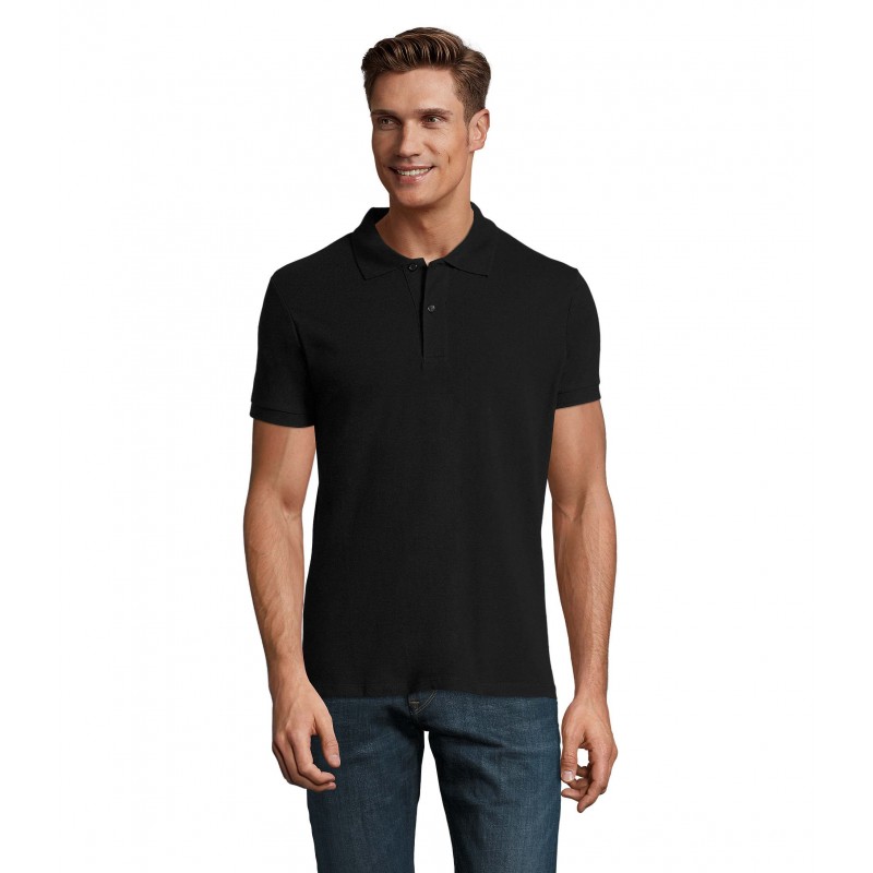 Sol's - Polo homme PERFECT MEN - Noir