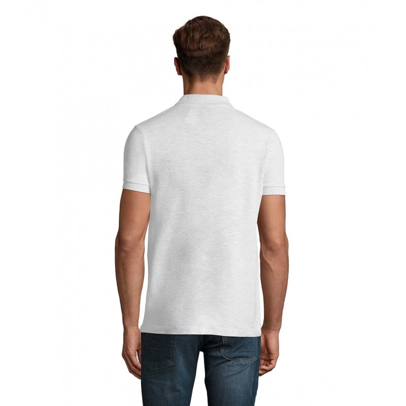 Sol's - Polo homme PERFECT MEN - Blanc Chiné