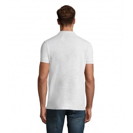 Sol's - Polo homme PERFECT MEN - Blanc Chiné