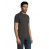 Sol's - Polo homme PERFECT MEN - Anthracite Chiné
