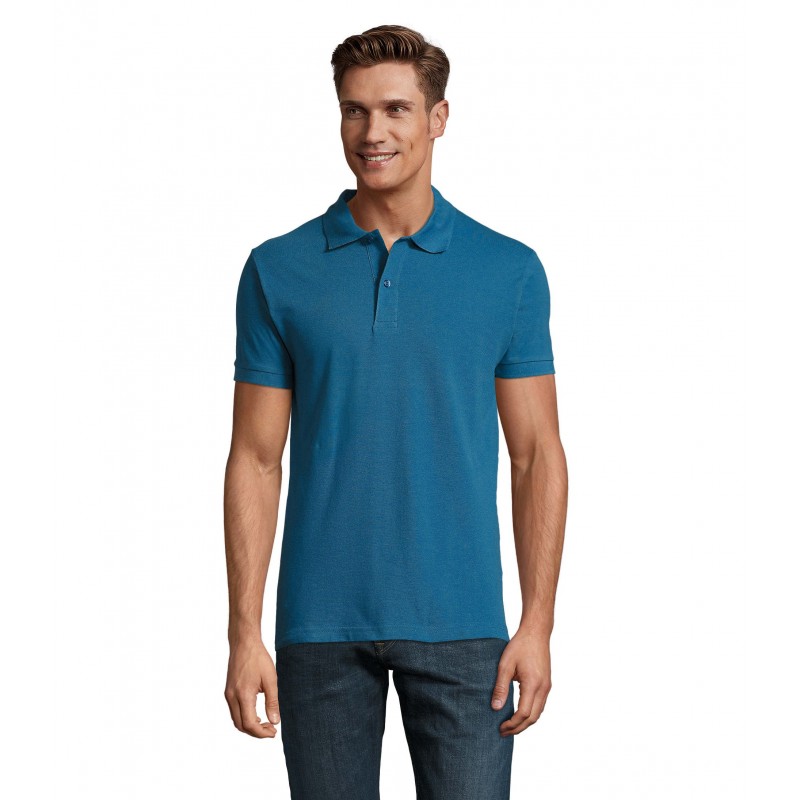 Sol's - Polo homme PERFECT MEN - Bleu Ardoise