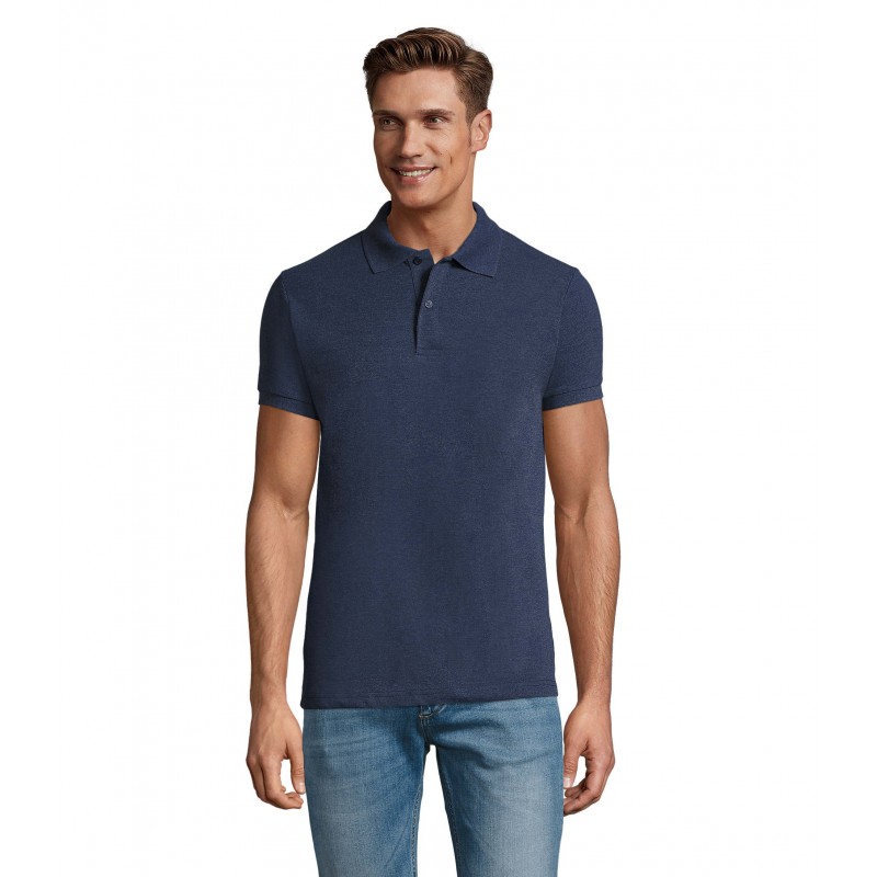 Sol's - Polo homme PERFECT MEN - Denim Chiné