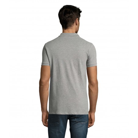 Sol's - Polo homme PERFECT MEN - Gris Chiné
