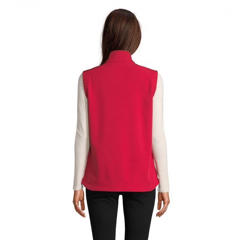 Sol's - Softshell femme sans manches RACE BW WOMEN - Rouge Piment