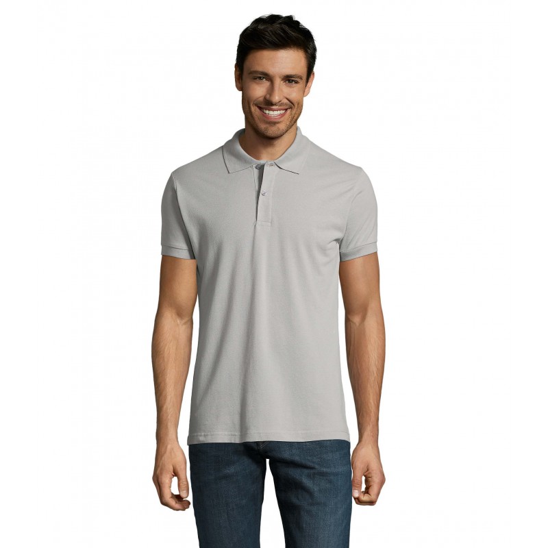 Sol's - Polo homme PERFECT MEN - Gris Pur
