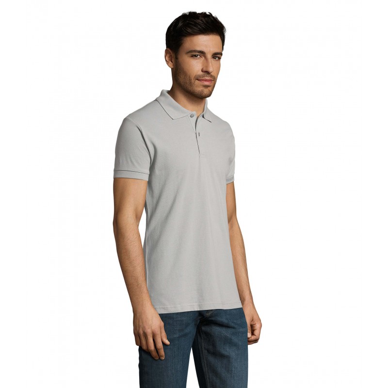 Sol's - Polo homme PERFECT MEN - Gris Pur