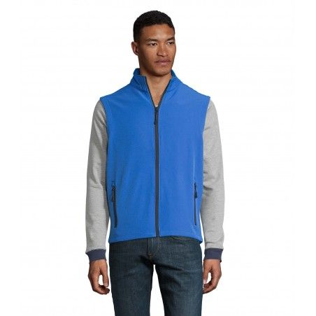 Sol's - Softshell homme sans manches RACE BW MEN - Royal