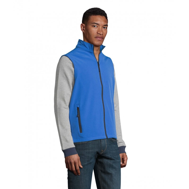 Sol's - Softshell homme sans manches RACE BW MEN - Royal