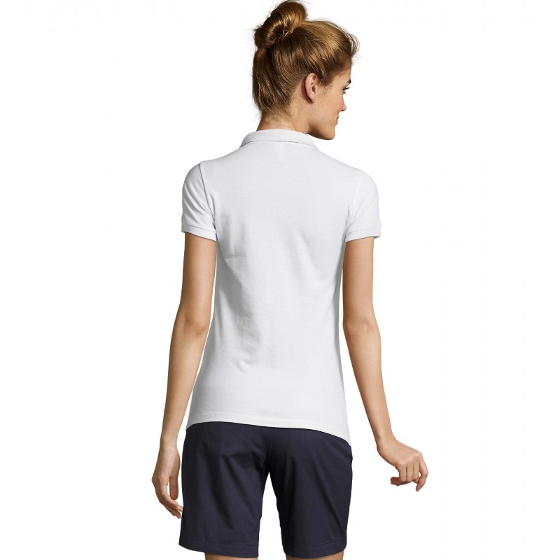 Sol's - Polo femme PATRIOT WOMEN - Blanc / Noir